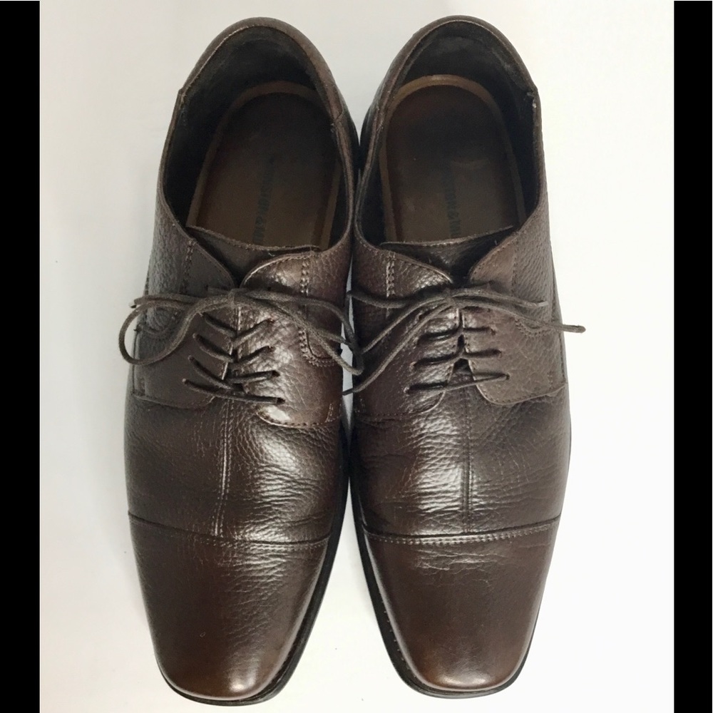 Johnston Murphy Oxford Cap Toe Sheepskin  Shoes9.5